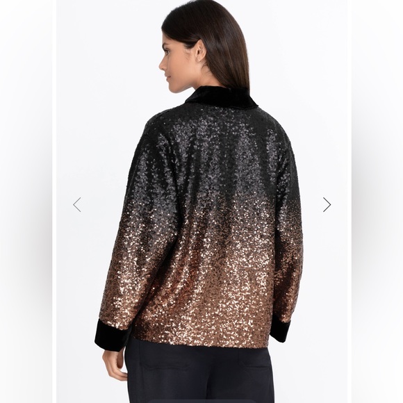 NWT JOHNNY WAS SEQUIN DORIAN KIMONO - Picture 6 of 14